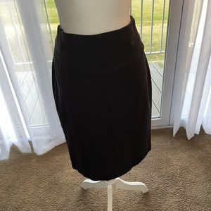 Black Ann Taylor Pencil Skirt, Size 6